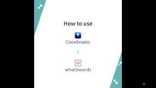 Convert coordinates to what3words addresses easily with the Coordinates app