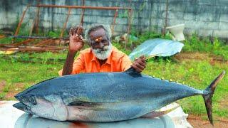 50kg TUNA FISH ! The King of Fish Gravy Recipe by Daddy Arumugam | Village food factory