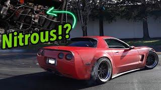 My First Time Beating On The LS7 C5 Corvette | Nitrous On The C5???