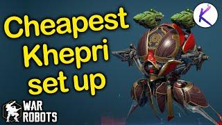 Khepri guide: strong budget build with scald war robots gameplay wr robot