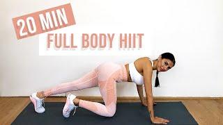20 MIN FULL BODY HIIT WORKOUT | No Equipment , Low Impact , No Jumping  | Fitness Dilek