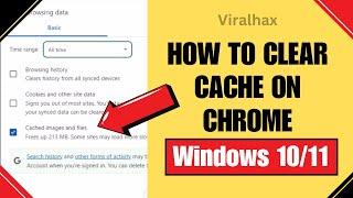 How to Clear Cache in Chrome Windows 11 / 10 | Delete Cache Files in Chrome