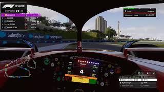 F1 23/ GP Brazil  Sao Paulo/ Realistic Cocpit / F1 24 Mod Livery for F1 23