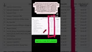 AgniVeer Army exam schedule 2025 #armyexamschedule #examschedule #armyonlineexam2025 #shorts