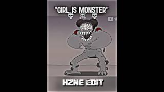 Girl is Monster Cursed Moments ft. Trollface..! #memes