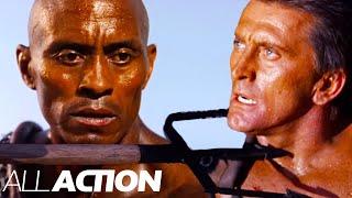 Draba Defeats Spartacus | Spartacus (1960) | All Action