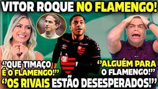  ''VITOR ROQUE NO FLAMENGO PARA 2025!?'' RENATA E DENILSON REAGEM AS NOVIDADES NO MENGÃO HOJE!