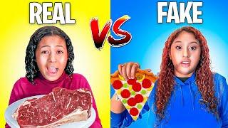 Real Vs Gummy food challenge !