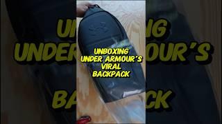 UA No Weight Backpack - unboxing 