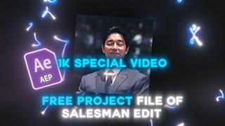 1K SPECIAL THANKS VIDEO AND FREE AFTER EFFECTS PROJECT FILE OF 2 PHUT HON SALESMAN EDIT