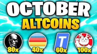 TOP 9 Altcoins To Buy In OCTOBER (EXTREMELY BULLISH)