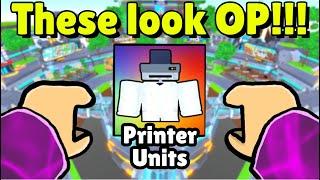 The most *OP* Farm Units... (Printer Units) | Toilet Tower Defense