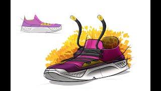 Design Sketching - Shoe Sketch in Adobe Fresco