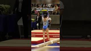 Even the reigning World Champ can make mistakes #gymnastics #beam #fall #slip #sports