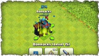 LEVEL 1 TO MAX BARRACKS CLASH OF CLANS || #SHORTS #COC#CLASHOFCLANS