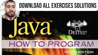 Download Exercises Solutions of Java How to Program by DEITEL