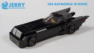 Custom LEGO TAS Batmobile (8-wide) Instructions (MOC #143)