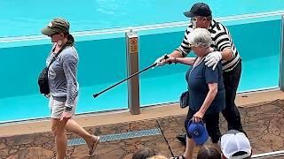 Tom the Mime's Hilarious SeaWorld Antics!  | Tom the Mime