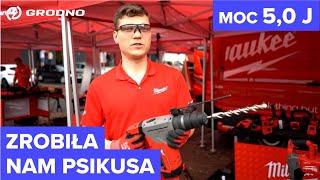 MOCNA MŁOTOWIERTARKA AKUMULATOROWA Milwaukee M18 ONEFHPX Milwaukee Tour 2022 GRODNO KATOWICE