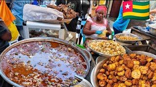 Mouthwatering African street food tour in Lomé Togo west Africa 