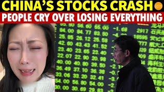 China’s Stocks Crash: $2 Billion Foreign Capital Flee, People Cry Over Losing Everything