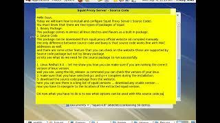 Squid Proxy Server Setup (Source Code Package) on Linux Redhat 6.0