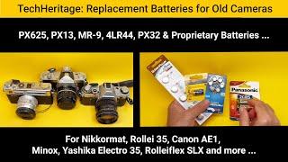 Replacement Batteries for Vintage Cameras