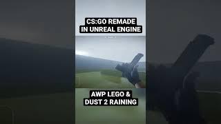 CS:GO Unreal Engine 5 - AWP Lego + Dust 2 Raining (Map Download) #csgo #unrealengine #cod #gaming