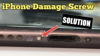 How to remove iPhone screws without screwdriver .