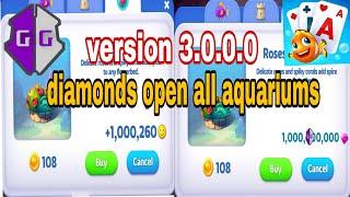 Latest hack method  Fishdom Solitaire Diamonds & open all aquariums v3.0.0.0 GameGuardian No Root