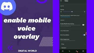 How To Fix Enable Mobile Voice Overlay On Discord App 2025