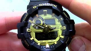 Часы Casio G-SHOCK GA-710GB-1A - видео обзор от PresidentWatches.Ru