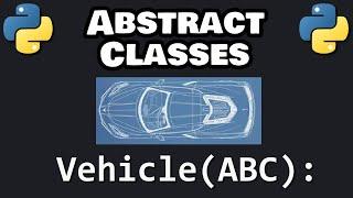 Learn Python ABSTRACT CLASSES in 7 minutes! 