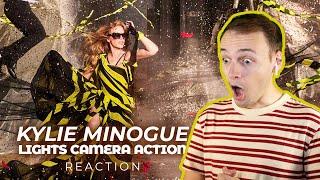 French reacts to KYLIE MINOGUE with LIGHTS CAMERA ACTION | Reaction to the Music Video