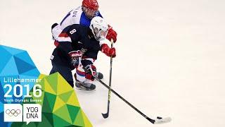 Ice Hockey - ​Men's Semi-Finals - USA vs Russia | ​Lillehammer 2016 ​Youth Olympic Games​