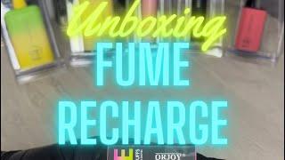 Unboxing Fume Recharge 5000 Puff El Mejor dispositivo de vapeo