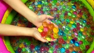 ОРБИЗЫ /  SURPRISE SEA ANIMAL WATER ORBEEZ BALLOON POPS !!!  VALERIA HAPPY