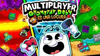 ¡JUGUE GEOMETRY DASH MULTIPLAYER CON GENTE RANDOM!