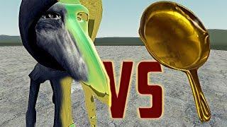 SCP GUY vs GOLDEN PAN | Gmod Sandbox