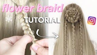 flower braid TUTORIAL