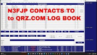 N3FJP 7.0.6 Log Book imports QRZ.com Contacts Setting Icom 7300 DX Spots Ham Radio