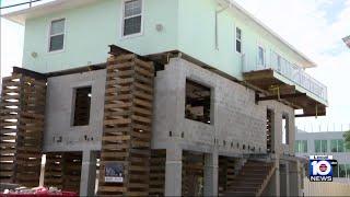 Key Largo residents hire Tampa company to lift their home over 20 feet due to flood concerns