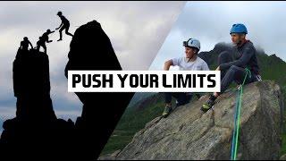 PUSH YOUR LIMITS • Climbing & JUMPING "The Horns" - Svolværgeita