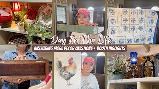 Antique Gifts & Decor Q&A + Booth Highlights! #dayinthelife #answeringyourquestions  #homedecor