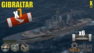 Gibraltar 7 Kills & 187k Damage | World of Warships Gameplay