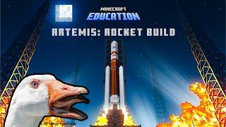 Minecraft Artemis: Rocket Build Gameplay