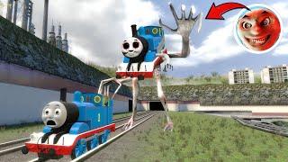 Building a Thomas Train Chased By New Cursed Thomas Train and Friends Train Monster in Garry's Mod