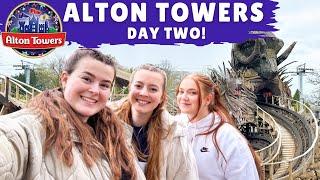 ALTON TOWERS VLOG! DAY 2: A Full Theme Park Day & Hotel Entertainment | April 2024