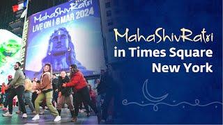 Mahashivratri in Times Square New York