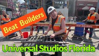 Beat Builders Construction Worker Drumming show at Universal Studios Orlando Florida! Music & comedy